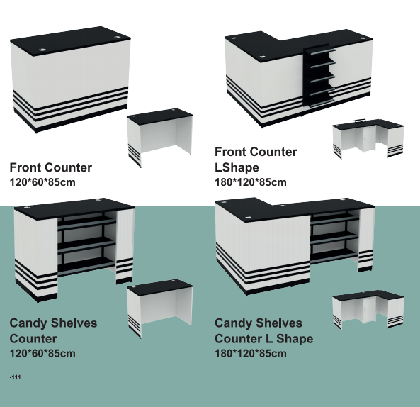 Counter peças mínimas