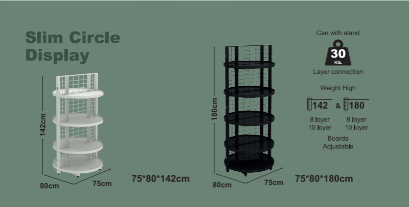 Exibição Slim Circle